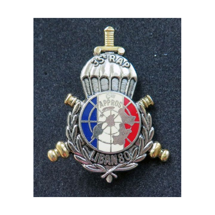 35° RAP 3° batterie 35° régiment artillerie para cie appoos Liban 80