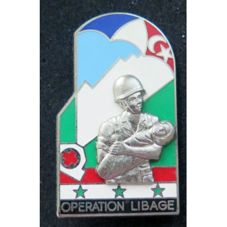  insigne métallique opération LIBAGE fabrication Arthus Bertrand SSA