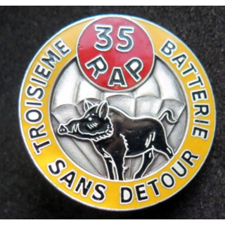 35° RAP 3° batterie 35° régiment artillerie parachutiste orange JYS