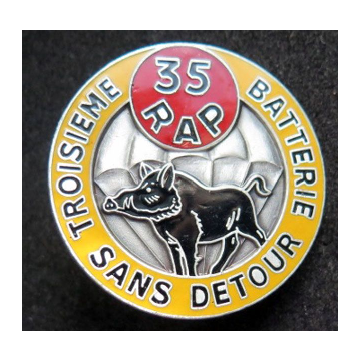 35° RAP 3° batterie 35° régiment artillerie parachutiste orange JYS