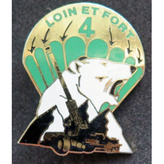 35° RAP 4° batterie artillerie parachutiste loin et fort ours blanc