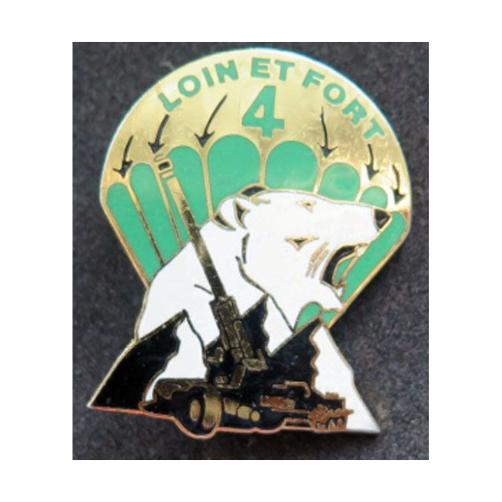 35° RAP 4° batterie artillerie parachutiste loin et fort ours blanc