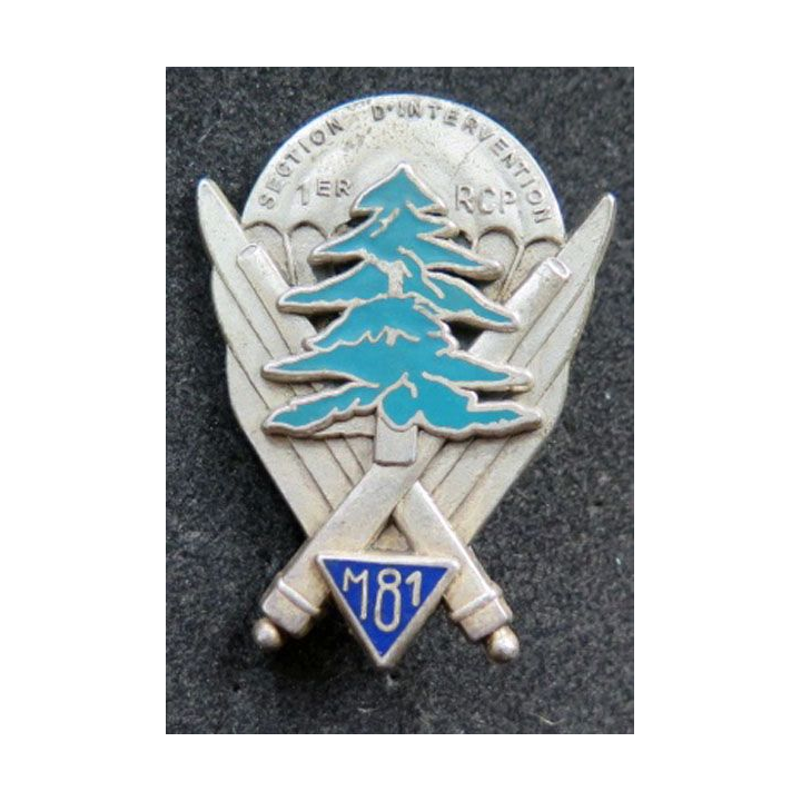 1° RCP régiment chasseurs para Section intervention Mortiers 81 liban