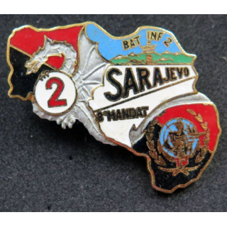 17° RGP 2° cie Régiment Génie Parachutiste BAT INF 2 Sarajevo 8° M JYS