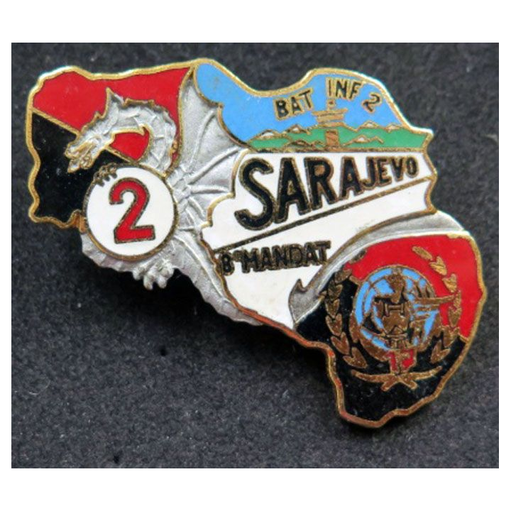 17° RGP 2° cie Régiment Génie Parachutiste BAT INF 2 Sarajevo 8° M JYS