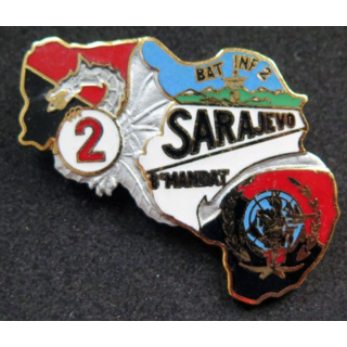 17° RGP : 2° compagnie du 17° Régiment du Génie Parachutiste BAT INF 2 Sarajevo 8° M JYS n°138