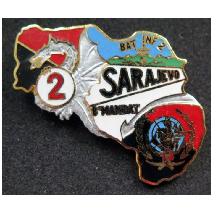 17° RGP : 2° compagnie du 17° Régiment du Génie Parachutiste BAT INF 2 Sarajevo 8° M JYS n°138