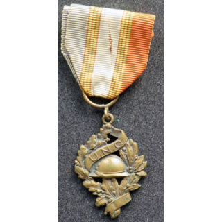 médaille de l'Union Nationale des Combattants UNC en bronze