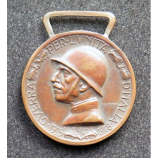 médaille de l'Unita italienne 1915 - 1918 en bronze 