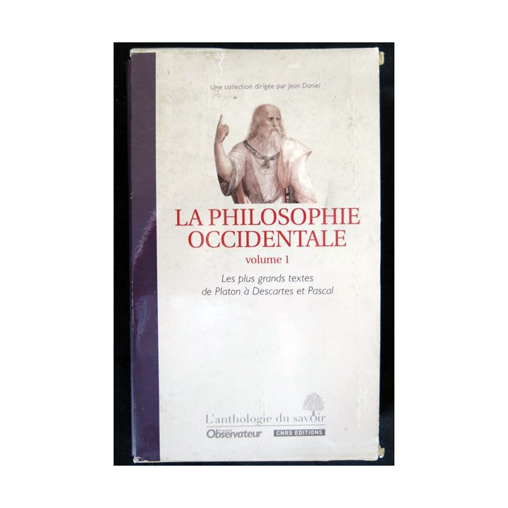 La philosophie occidentale Volume 1 par Jean Daniel aux éditions  CNRS Editions Le nouvel Observateur - F019