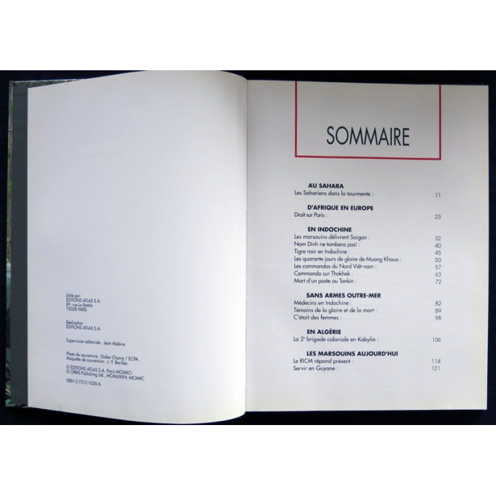Les Coloniaux supervision éditoriale de Jean Mabire aux éditions Atlas - F020