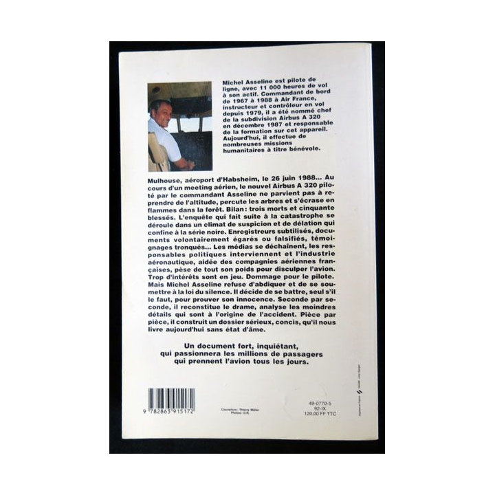 Le pilote est-il coupable écrit par Michel Asseline aux éditions Edition 1 - F020