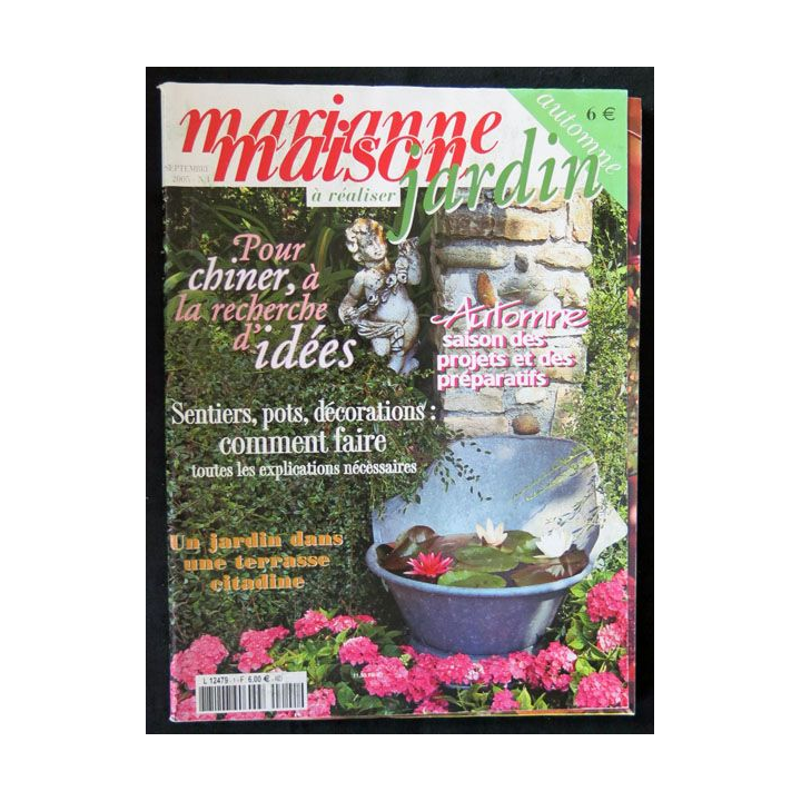 Marianne Maison : Jardin à réaliser  N° 1 Septembre 2005 aux éditions Prima Dona Editions - F021
