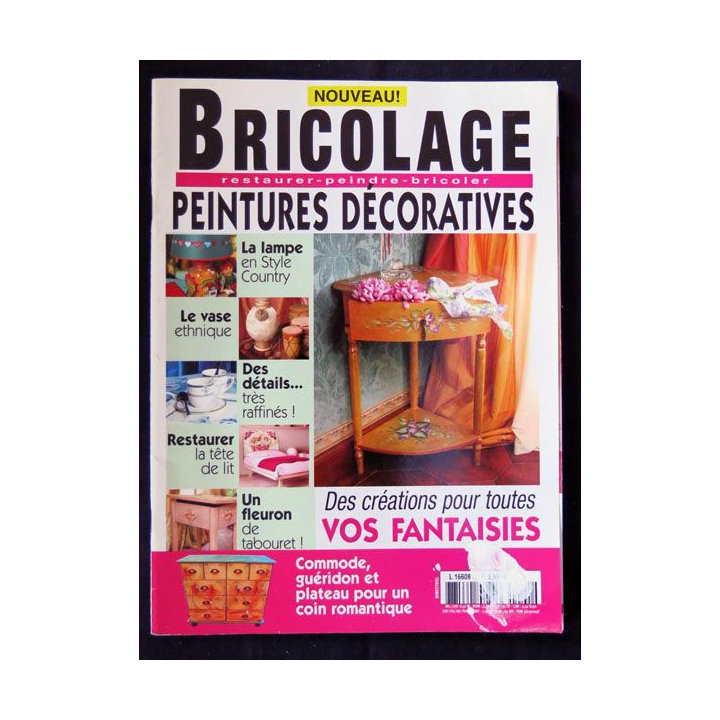 Bricolage : Les peintures décoratives aux éditions Société française des revues - F021