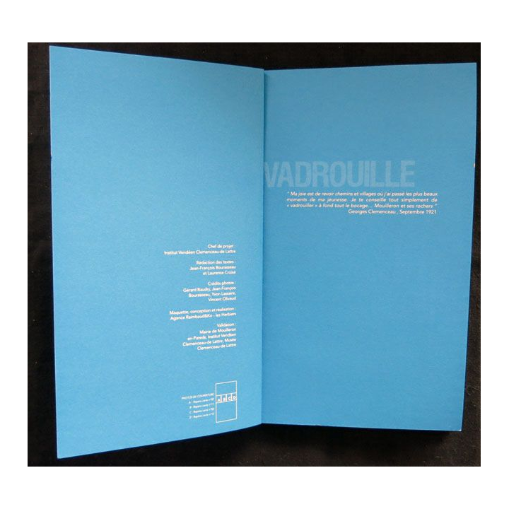 Vadrouille à Mouilleron en Pareds de Jean-François Bourasseau. Editions Agence Raimbaud & Ko - F021