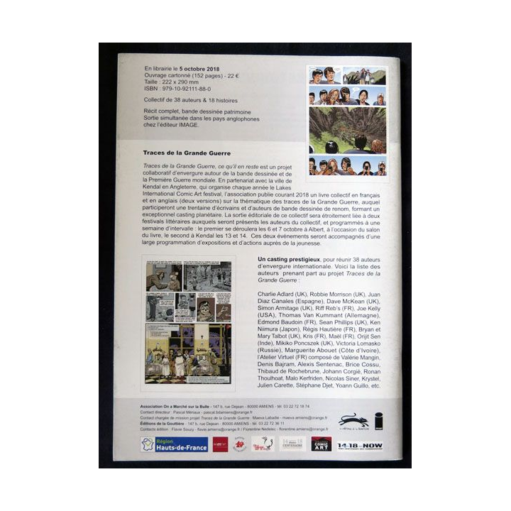 Trace de la grande guerre de l'Association on a marché sur la bulle Editions de la Gouttière - F021