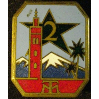 2° RTM : 2° RÉGIMENT DE TIRAILLEURS MAROCAINS ÉMAIL (DRAGO OM)