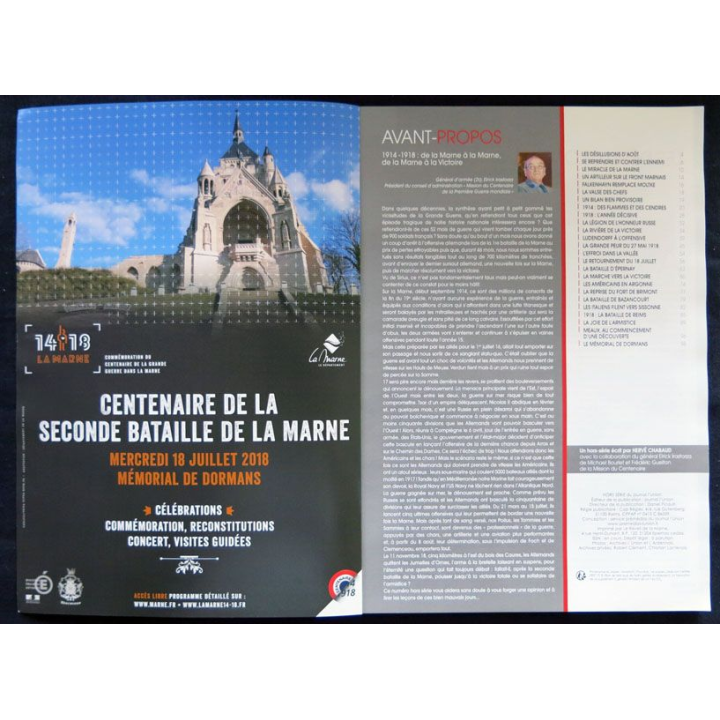Guerre de 14-18 Tome 4 D'une bataille de la Marne à l'autre de Hervé Chabaud éditions  Journal l'Union - F021