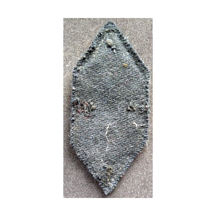 Galon de caporal chef ADL des Troupes de Marine sur tissu bleu noir
