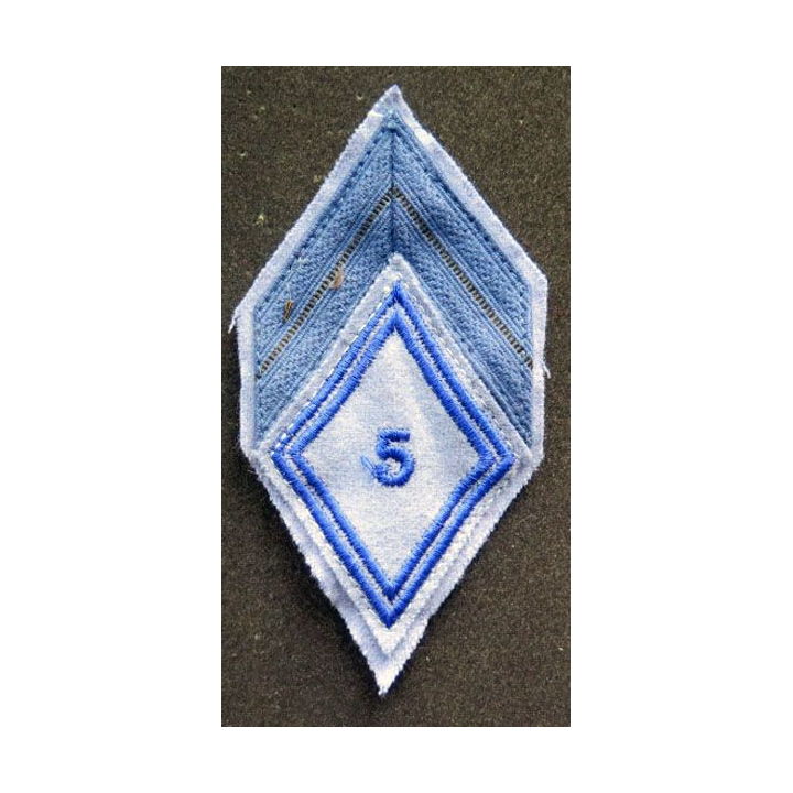 5° RMAT : Galon de caporal bleu du 5° régiment du matériel MCPC