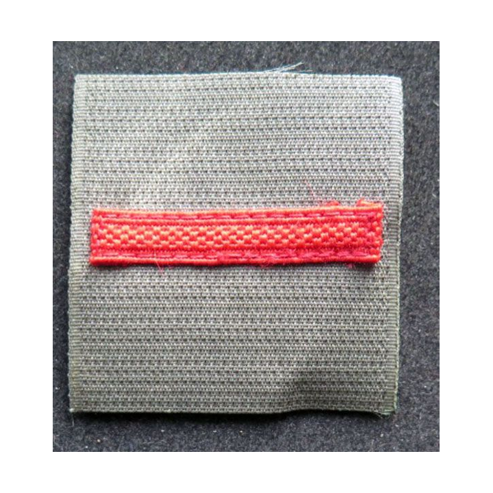 Galon de combat de soldat de 1° classe sur velcro