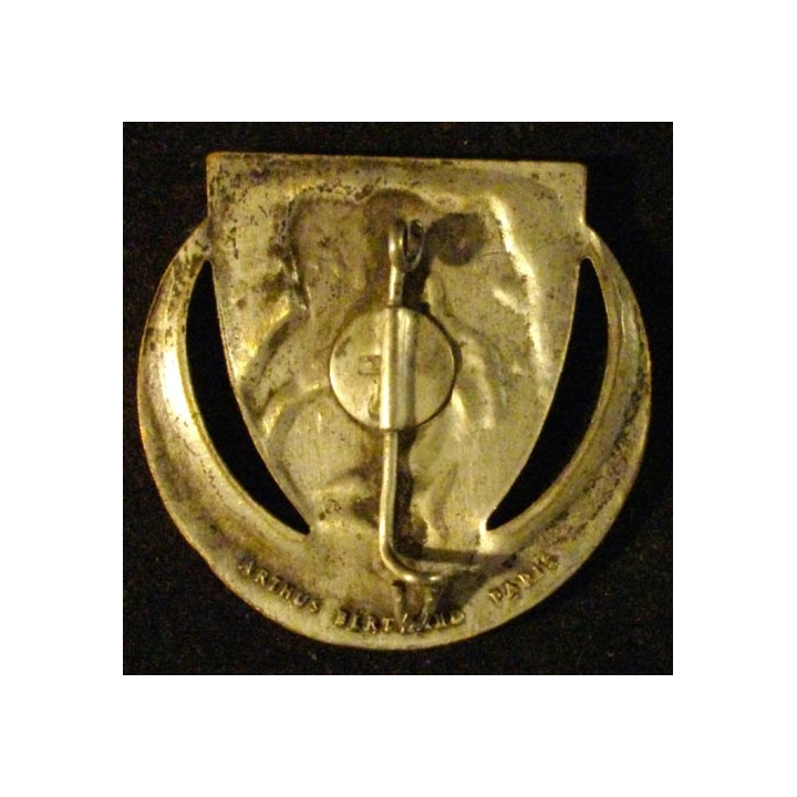 4° RZ : 4° RÉGIMENT DE ZOUAVES 2°MODÉLE ÉMAIL ATTACHE COUPÉE