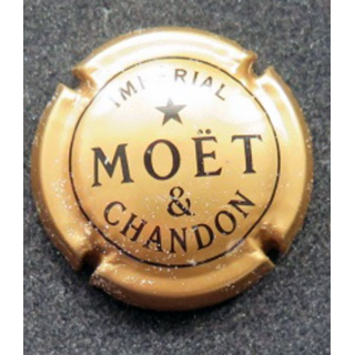 Capsule Muselet champagne Moët & Chandon n° 224b  or cuivré Impérial