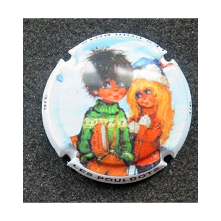 Capsule Muselet de bouteille de champagne les Poulbots