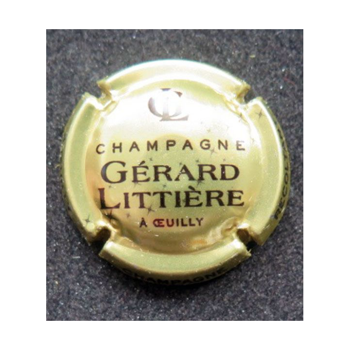 Capsule Muselet de bouteille de champagne Gérard Littière