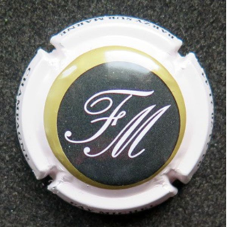Capsule Muselet de bouteille de champagne Faÿ Michel  blanc crème