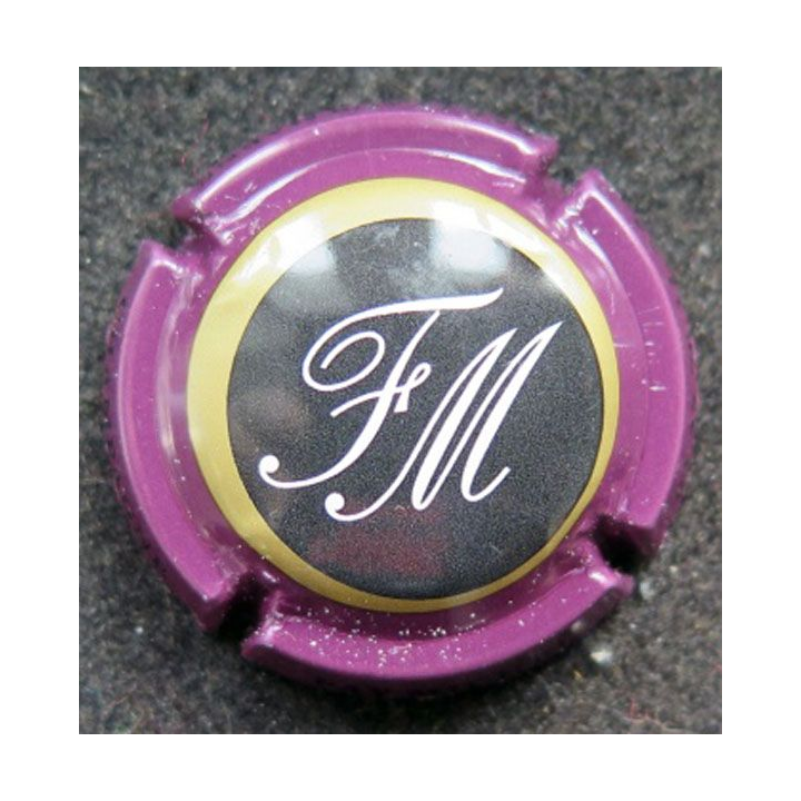 Capsule Muselet de bouteille de champagne Faÿ Michel bordeaux 