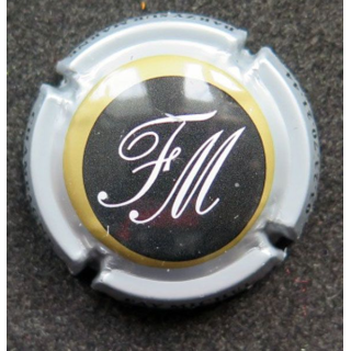 Capsule Muselet de bouteille de champagne Faÿ Michel gris 