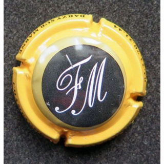 Capsule Muselet de bouteille de champagne Faÿ Michel orange