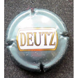 Capsule Muselet de bouteille de champagne Deutz n° 23a gris bleu