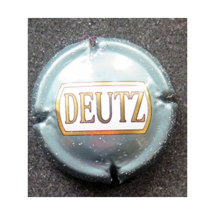 Capsule Muselet de bouteille de champagne Deutz n° 23a gris bleu