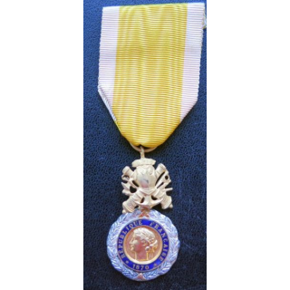 FRANCE : médaille militaire UNIFACE 3° république