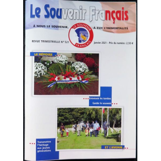 Le Souvenir Français N° 521 : bulletin janvier 2021