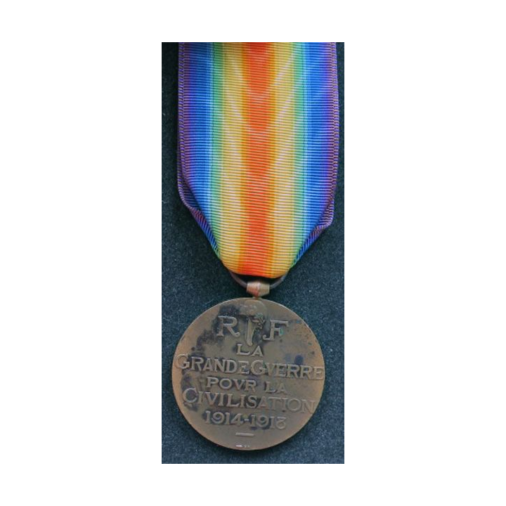 FRANCE médaille interalliée Grande Guerre 1914-1918 type Morlon bronze