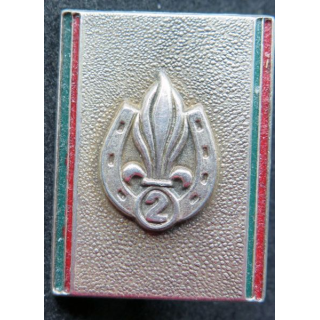2° REI : insigne du 2° régiment étranger d'infanterie Boussemart