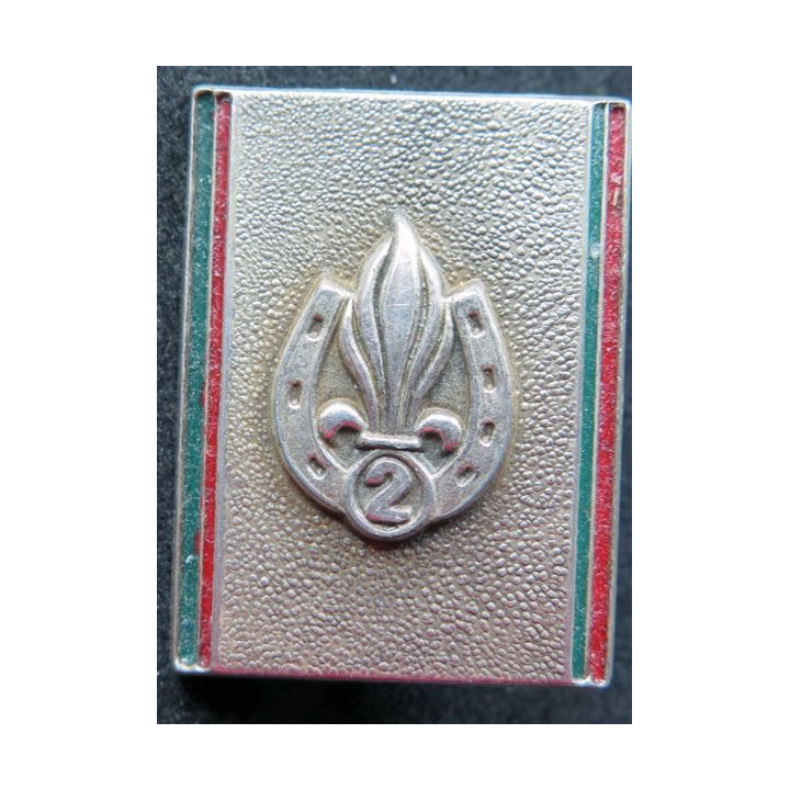 2° REI : insigne du 2° régiment étranger d'infanterie Boussemart