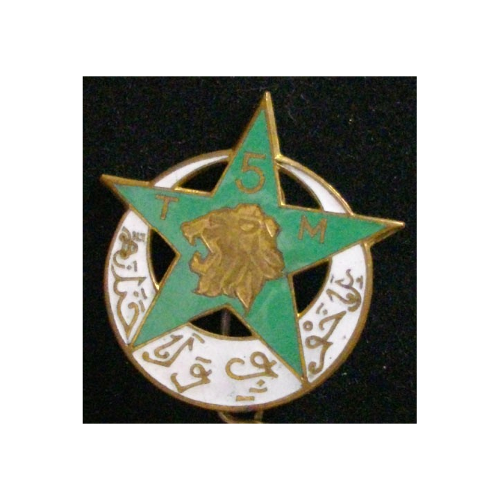 5° RTM : 5° RÉGIMENT DE TIRAILLEURS MAROCAINS ÉMAIL (DRAGO)