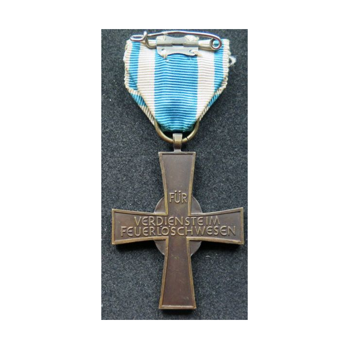 ALLEMAGNE : Médaille des pompiers de Bavière 1953 en bronze