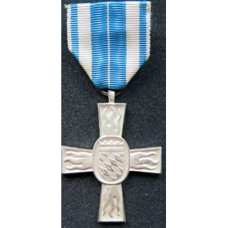 ALLEMAGNE : Médaille des pompiers de Bavière 1953 en argent