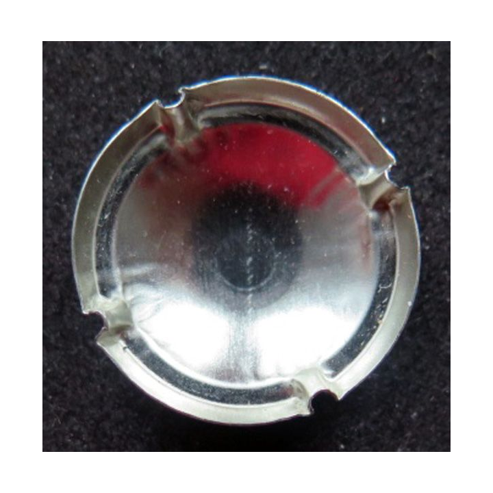 Capsule Muselet de bouteille de champagne Demoiselle de Vranken n° 38 fond gris violet