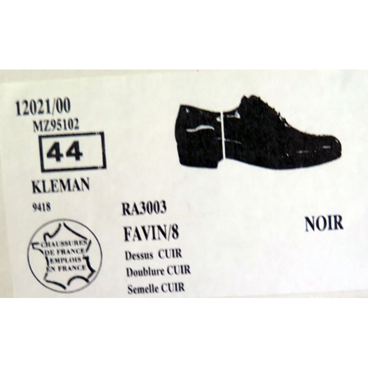 Paire de chaussures de spencer vernies en cuir FAVIN / 8 taille 44 