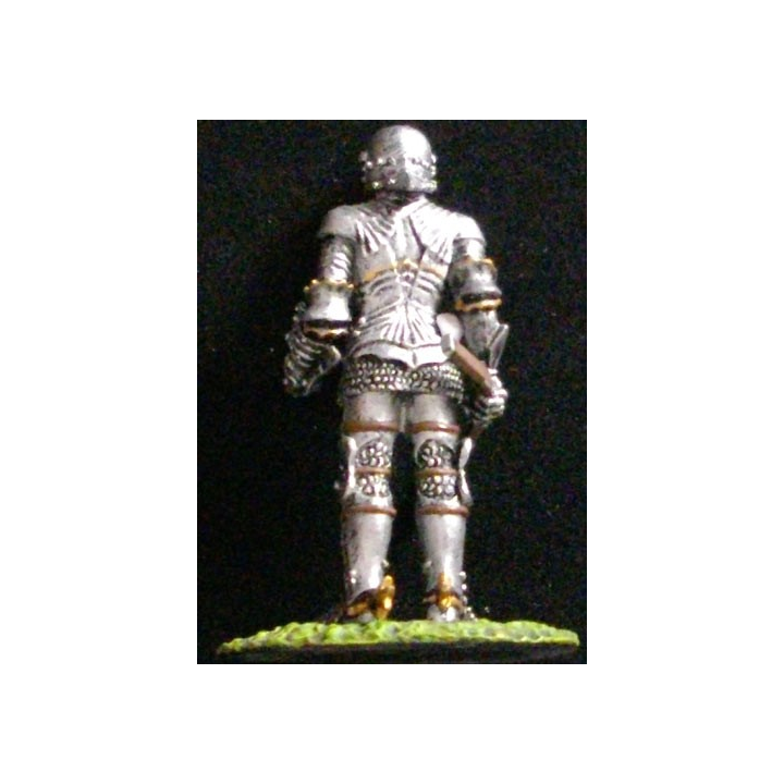 SOLDAT DU MOYEN-AGE ARMURE DE TYPE MAXIMILIEN XVe SIÈCLE 1415