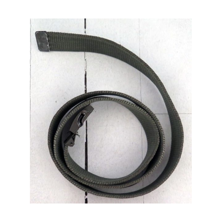 ceinture verte de pantalon de travail boucle laiton vert armé