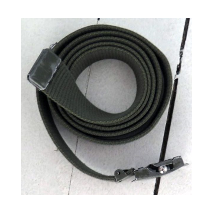 ceinture verte de travail avec boucle laiton verte 