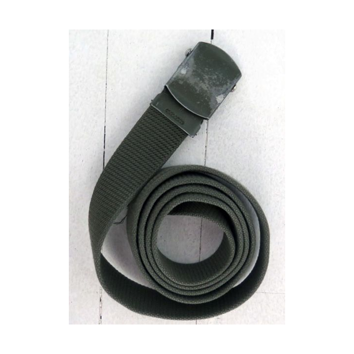 ceinture verte de travail avec boucle laiton verte 
