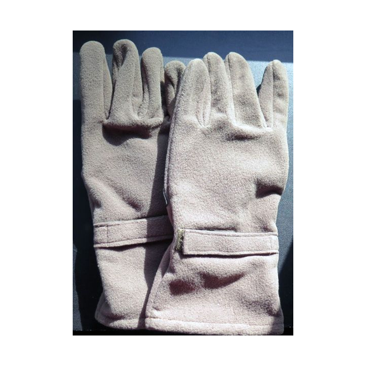Paire de gants polaires neuve kaki armée française taille 8